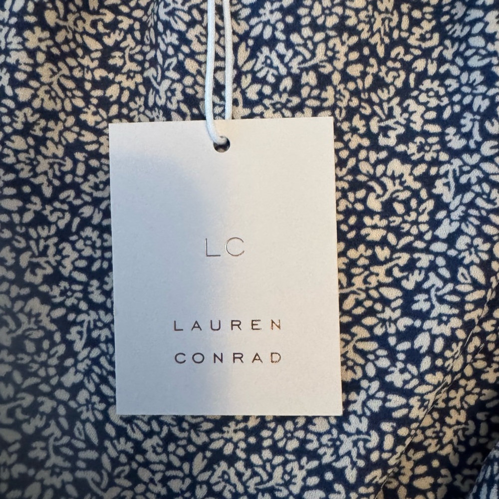 LC Lauren Conrad Asymmetrical  Ruffle Midi Skirt NWT Size M - Picture 7 of 14